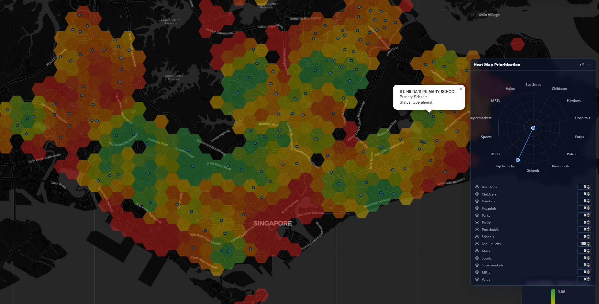 Or if you are hunting for locations near good primary schools (Please don't judge me, MOE)...