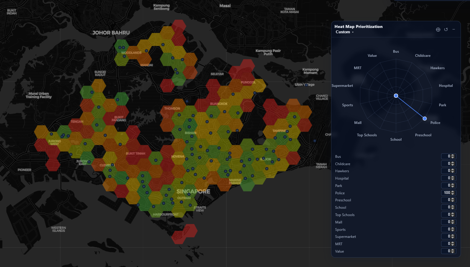 If you only care about living near police stations...