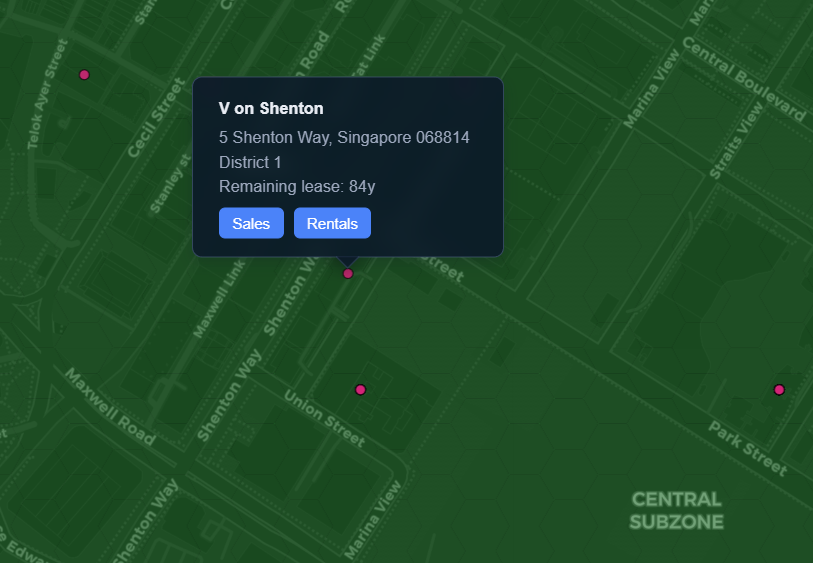 A problem I often faced was how to quickly view recent transactions for any given property, as a way for us to quickly benchmark historical rental prices. We now have a quick way to look that up!