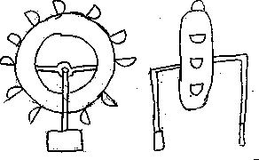 Paddle wheel design sketch