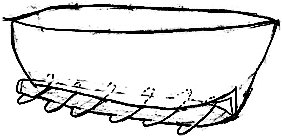 Screw hull design sketch