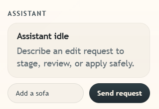 My dream: to be able to 'dictate' instructions rather than do the 3D modelling myself