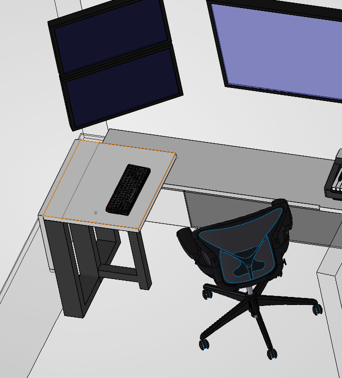 I found out my idea of a table would have been too short for a feasible setup